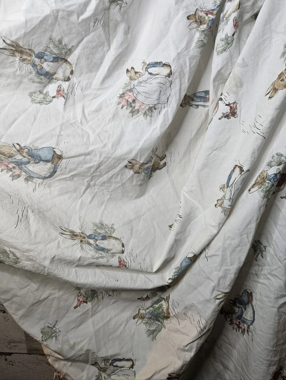 Pottery Barn Kids Peter Rabbit Fitted Crib Sheet Organic Cotton